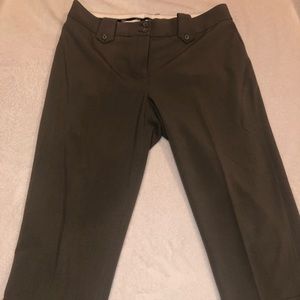 Dalia Brown cuffed crop/capri